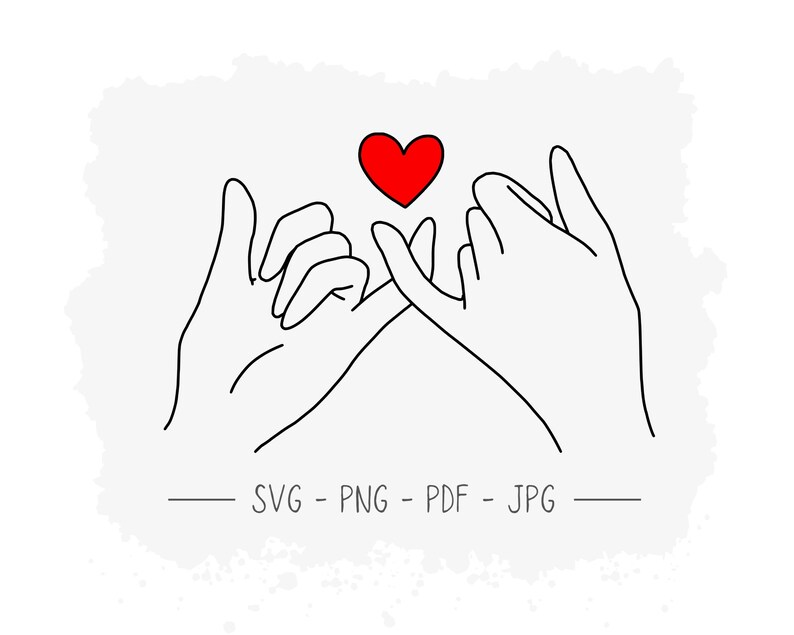 Holding Hands SVG SVG Cut File Add Names & Dates Instant - Etsy