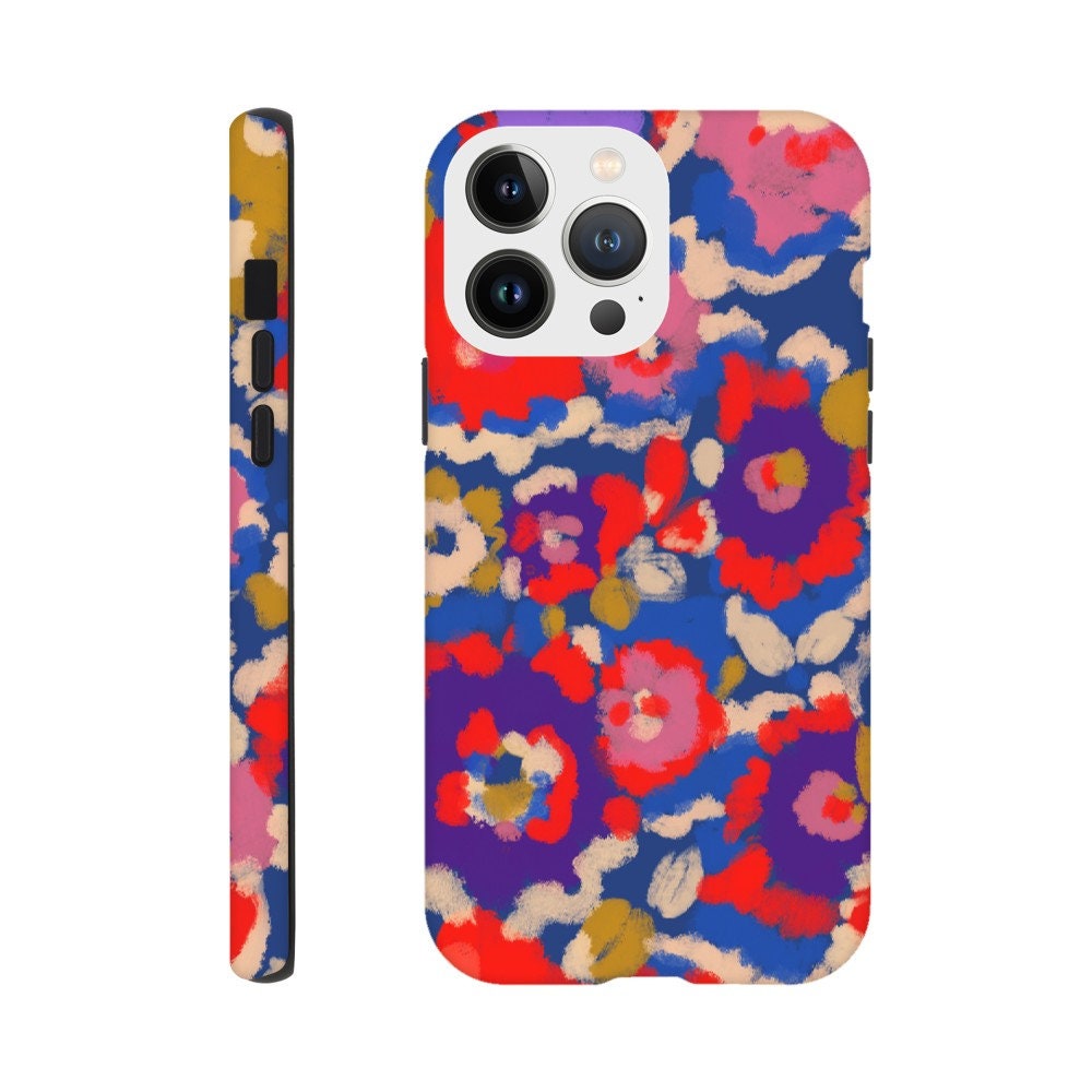Étui Cuir IPhone 7/8/SE - 3 Emplacements Cartes - Support Intégré - Bleu