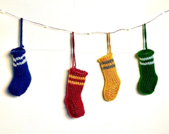 Meggie’s Christmas Stocking Decoration Knitting Pattern