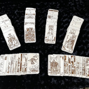 Large Size Wooden Tarot Deck