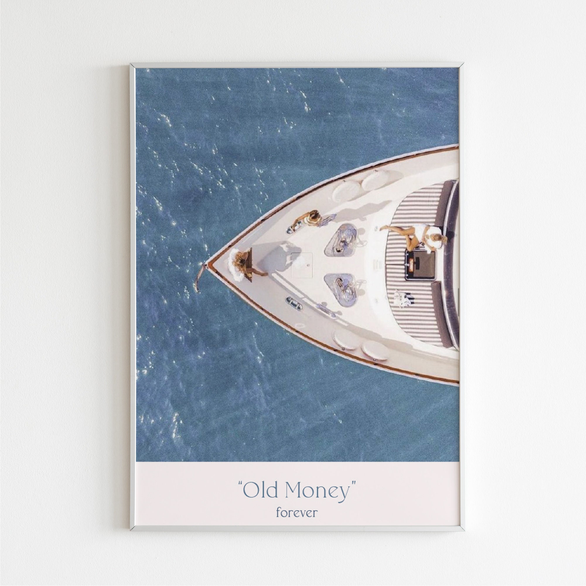 Old Money Forever Aesthetic Wall Art, Wall Decor, Old Money Sayings