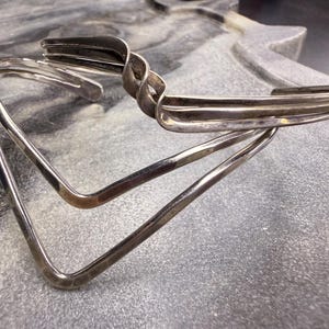 Mexico Silver Cuff Sterling Silver Bracelet 925 Vintage