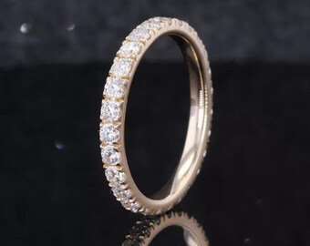 1.28tcw 32 REAL Diamonds Pave Simple Solid 14k Statement Engagement Ring White Rose Gold