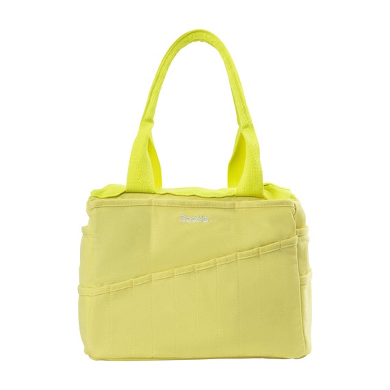 NEW: Neon Zest Soolla® Studio Bag, Yellow Art Supply Carrier & Pottery  Canvas Tool Bag, Sewing Knitting Project Bag, Personalizable Monogram 