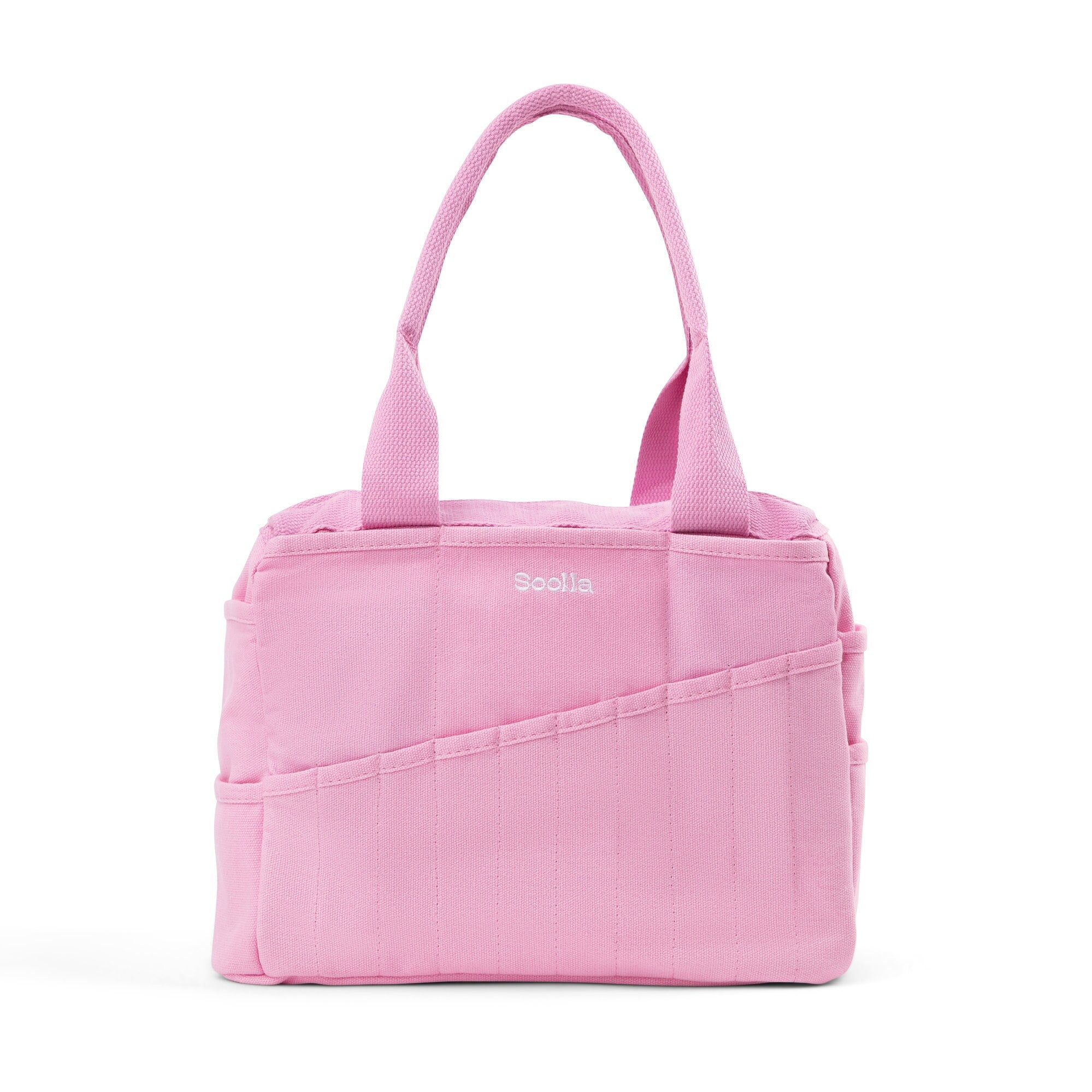 Flamingo Soolla® Art Studio Bag, Pink Art Supplies Carrier & Pottery Tool Bag Tote, Knitting Yarn Project Bag, Crochet Crafts Organizer