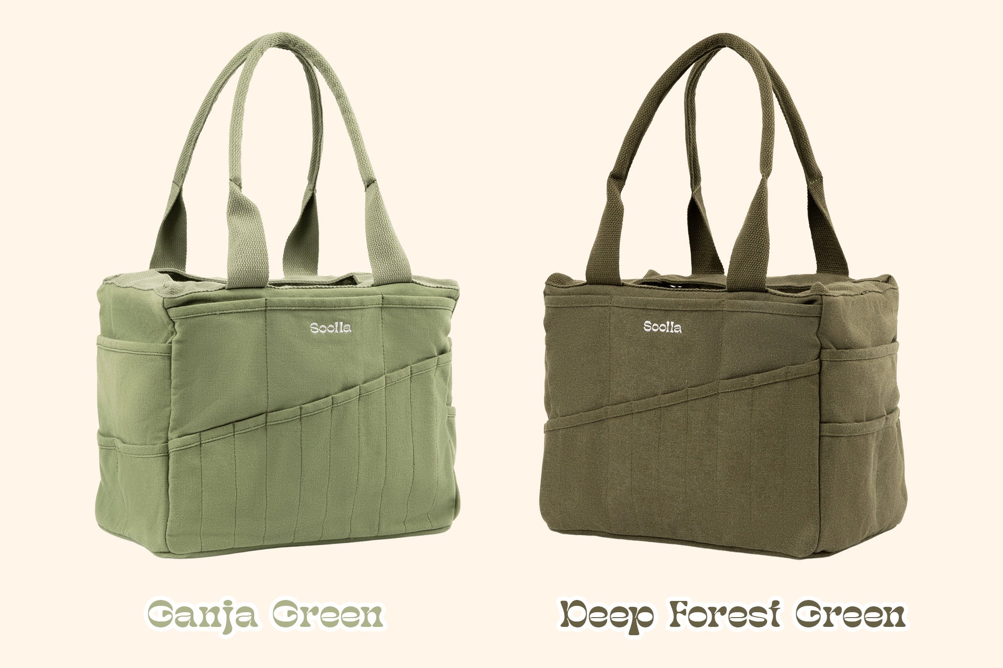 3-pack Soolla® Studio Project Bags, Art Supply & Pottery Tool Bag