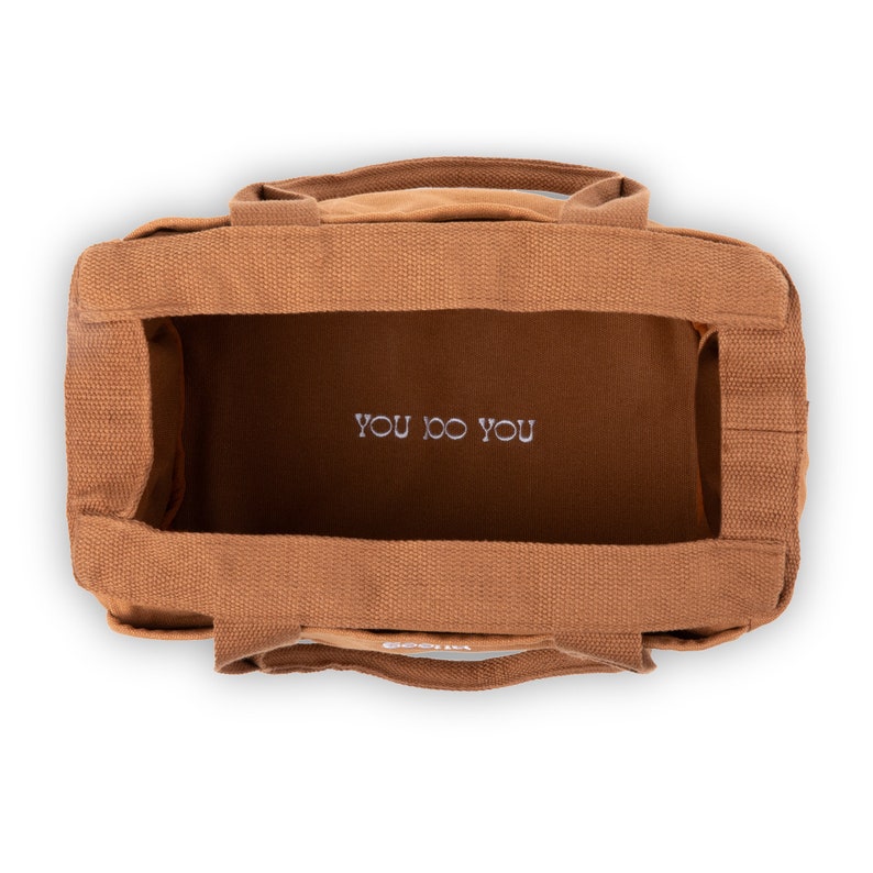 NEW: Cinnamon Soolla® Studio Bag, Pottery Tool Bag, Sewing, Knitting Project Bag, Craft Organizer, Brown Art Supply Bag for Adults image 6