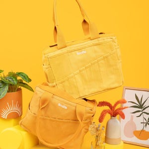 2er-Pack Soolla® Künstlertaschen Für Stricken, Häkeln & Töpfern, Grün, Kunst Handwerk Bedarf Tasche, Keramik und Ton Werkzeugtasche, Künstler Weihnachtsgeschenk