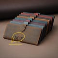 Personalized Long Wallet | Slim Handmade Wallet | Leather Wallet for Men and Women | Custom Christmas Gift | Engraved Gift | Checkbook Case
