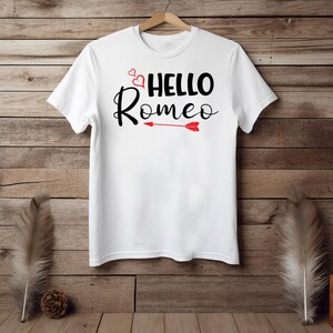 Hello Romeo design bundle. Love t-shirt svg.