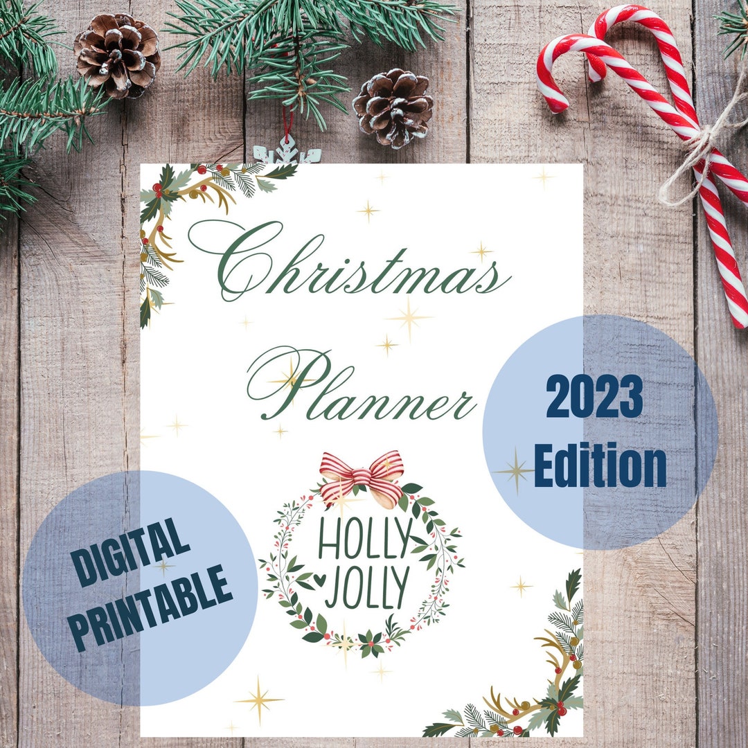 Christmas Planner 2023 Digital Printable Organized Gifts List Presents ...