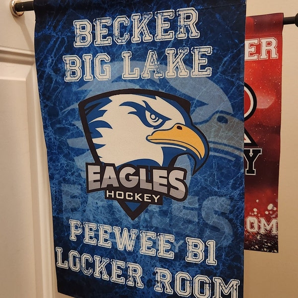 Hockey Locker Room & Hotel Door Flags (or any Sport)
