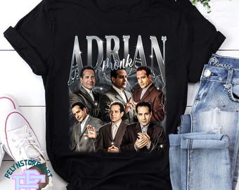 Adrian Monk Bootleg Shirt, Tony Shalhoub Vintage Shirt, Monk Tv Series Shirt, Vintage Adrian Monk Shirt, Here’s What Happened Shirt
