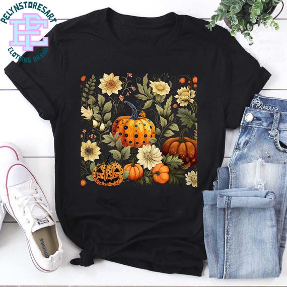 leopard pumpkin shirt