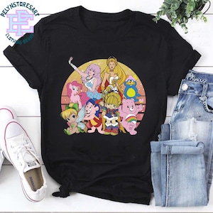 80s Cartoons Vintage TShirt, Friends 80S Cartoon T-shirt, Cartoon Friends Nostalgia Shirt, Friends 80s Characters Tee, Cartoon Tee For Kids