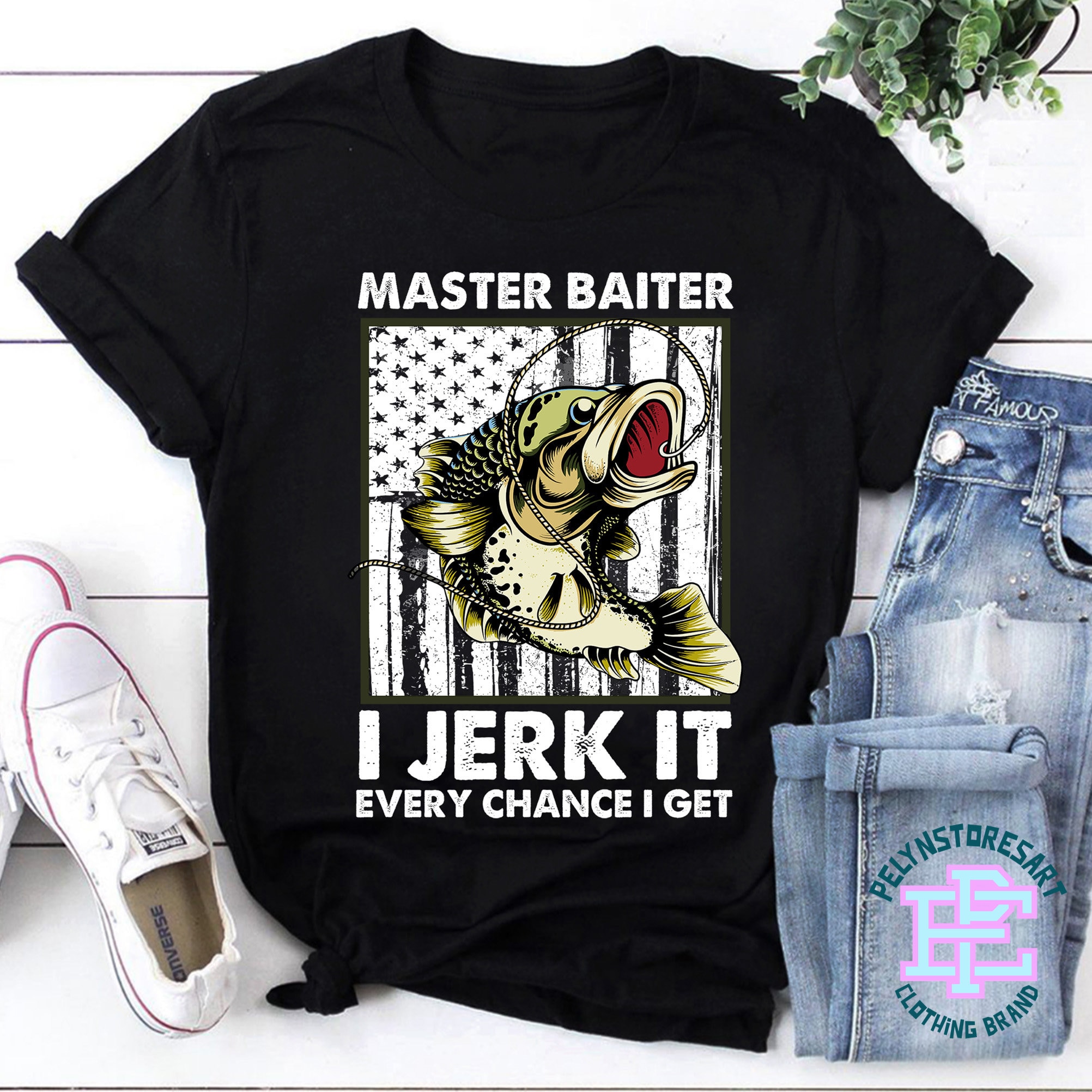 Fishing Shirt, I Jerk It Every Chance I Get Fishing Shirt, I Jerk It Every Chance I Get