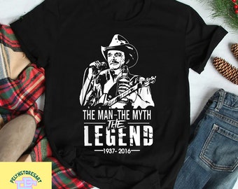 Merle Haggard T-Shirt, The Man The Myth The Legend Shirt, Sing Me Back Home Merle Haggard Vintage Shirt, Country Music Shirt, Music Shirt