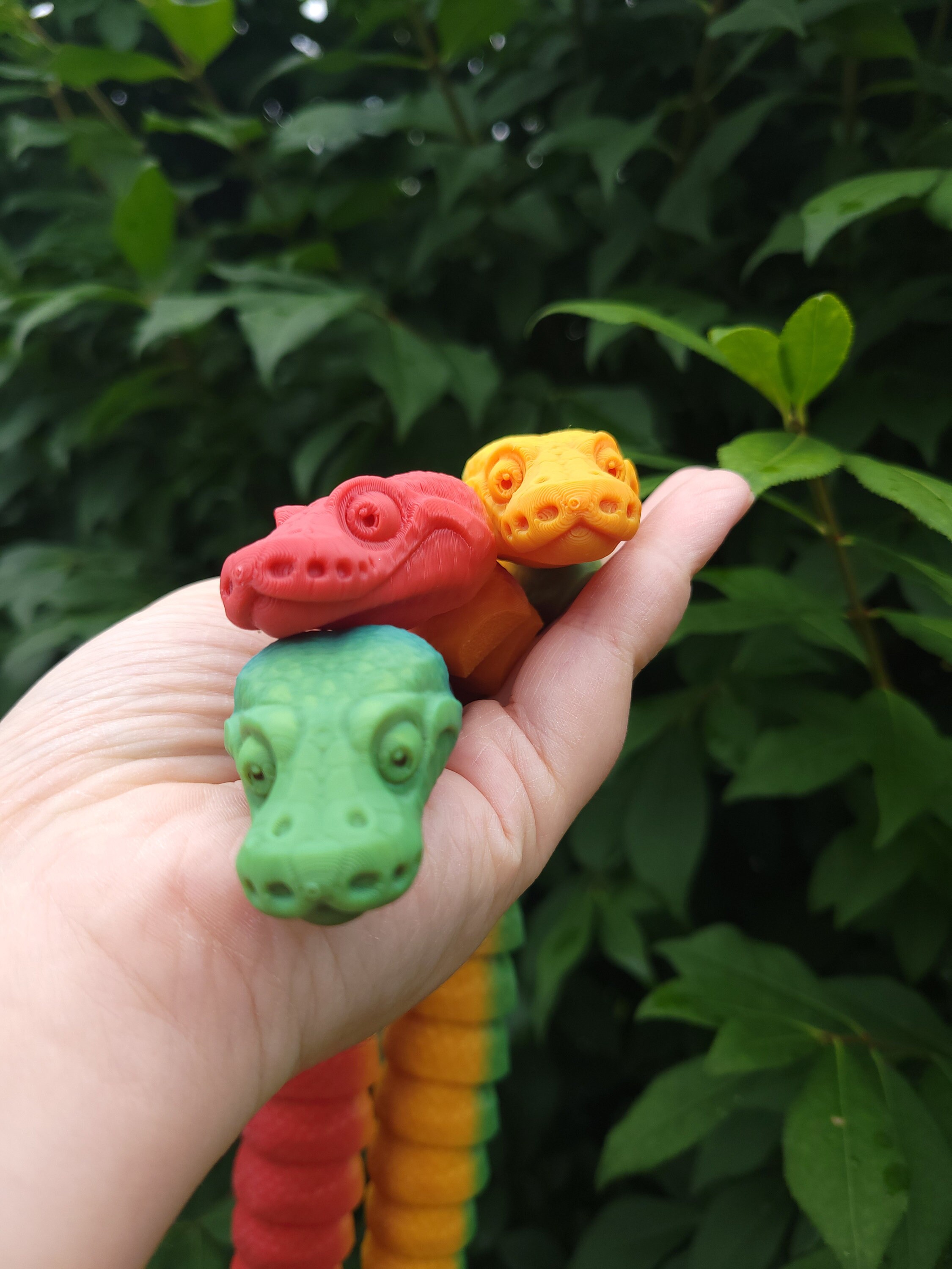 Ball Python Articulating 3d Printed Fidget Toy - Etsy