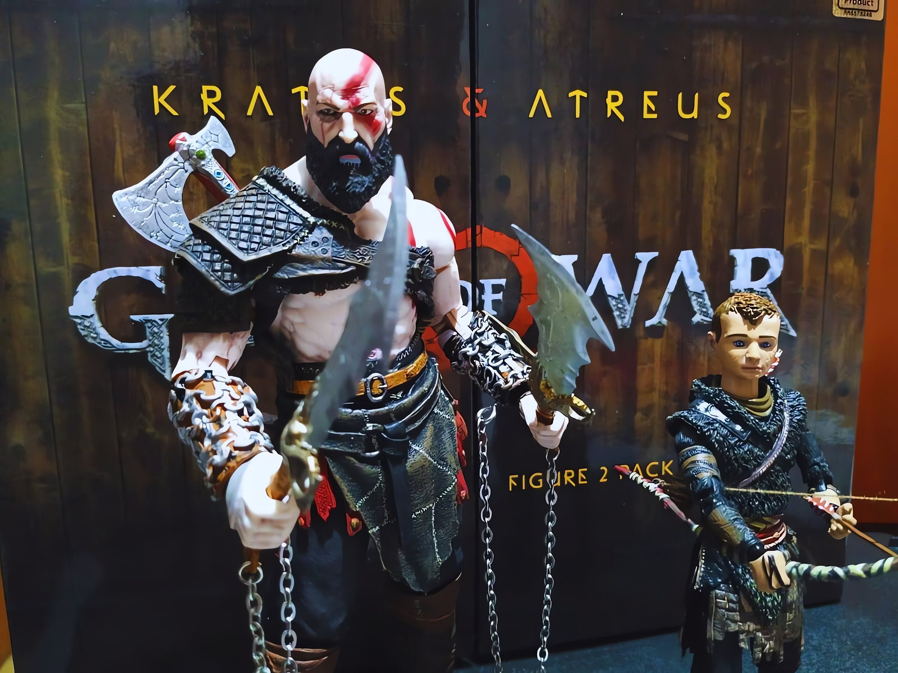  Superbuybox God of War Ragnarök Kratos Blade of Olympus Action  Figures Game Toys Collection Keychain Gift Desk Decoration Backpack Pendant  Gift : Toys & Games