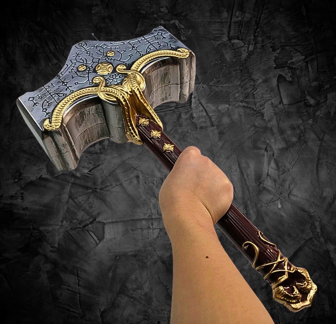 God of War Ragnarok Mjolnir Thor Hammer God of War Cosplay Etsy UK