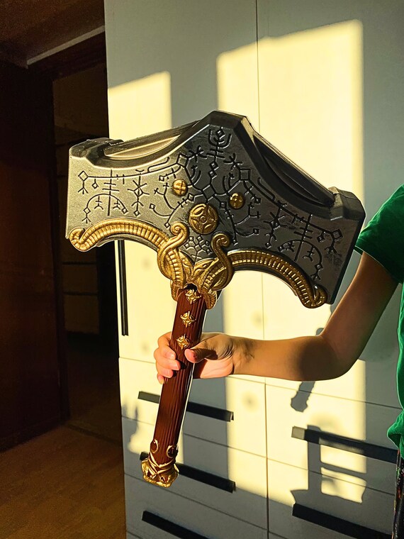 God of War Hammer, Thor Hammer Mjolnir Metal, Thor Cosplay, - Inspire Uplift