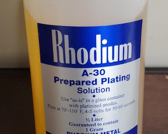 Davis-K Rhodium Plating Solution 1 Pint (1 Gram)