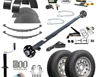 AD08 Trailer Kit - 8' x 5' Dump Bed 3.5K or 5.2K DIY Master Plan