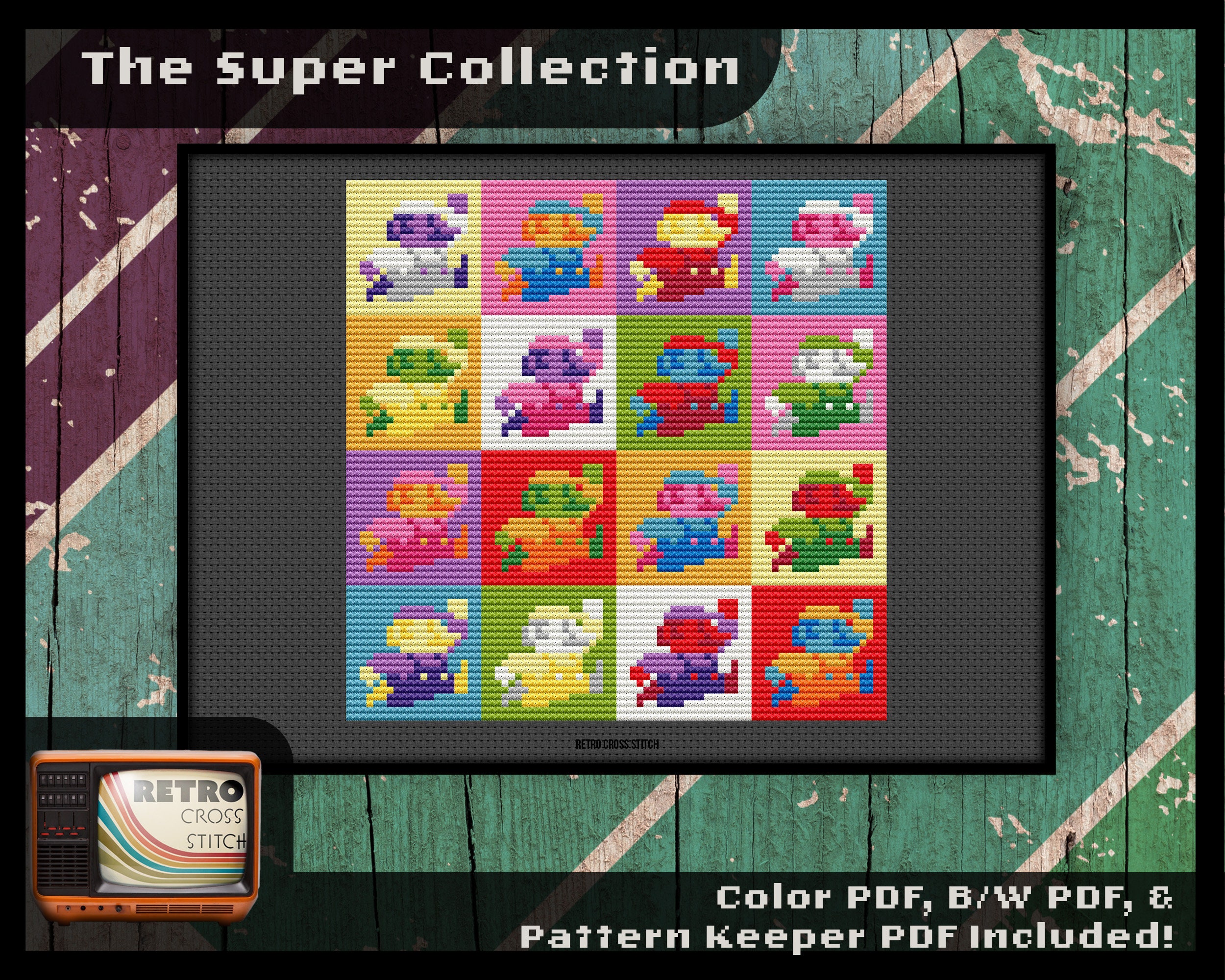 Spilla Smaltata Super Mario Bros. - Design 1x75 Pixel Art - The Geek Utopia