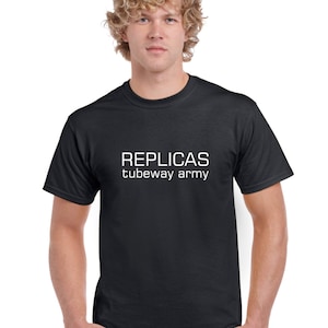 Tubeway Army Replicas &#39;Text&#39; Design T Shirt