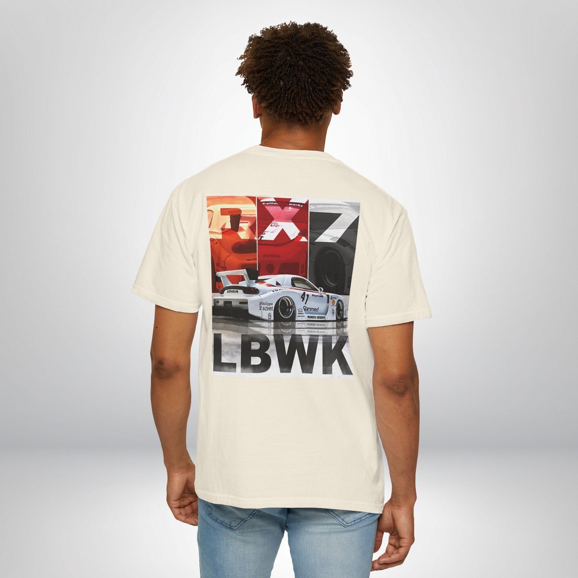 Mazda RX-7 LBWK T-shirt Liberty Walk Car Graphic, Car Enthusiast Gift ...