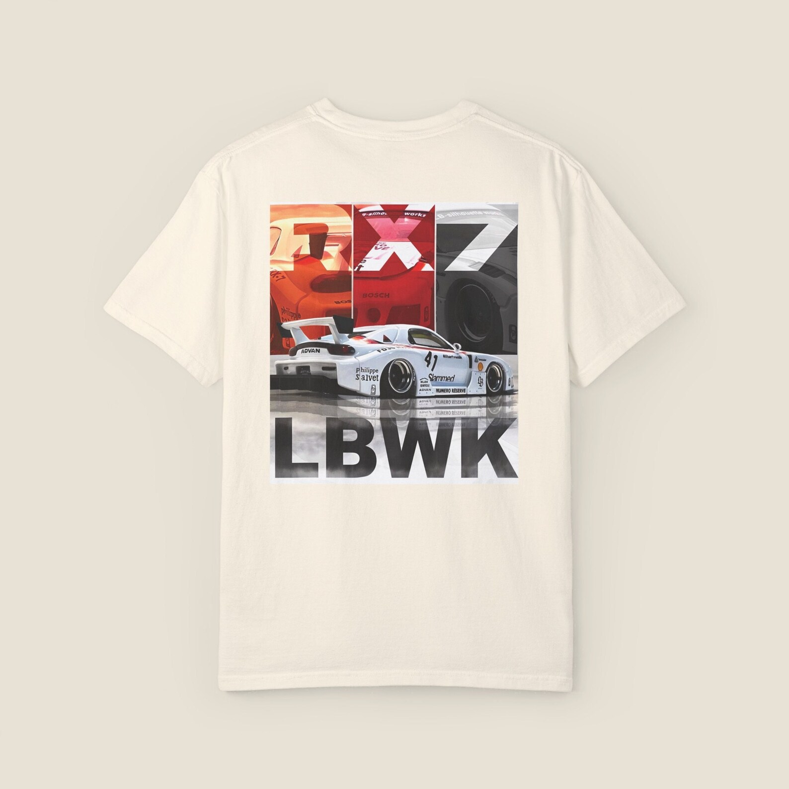 Mazda RX-7 LBWK T-shirt Liberty Walk Car Graphic, Car Enthusiast Gift ...