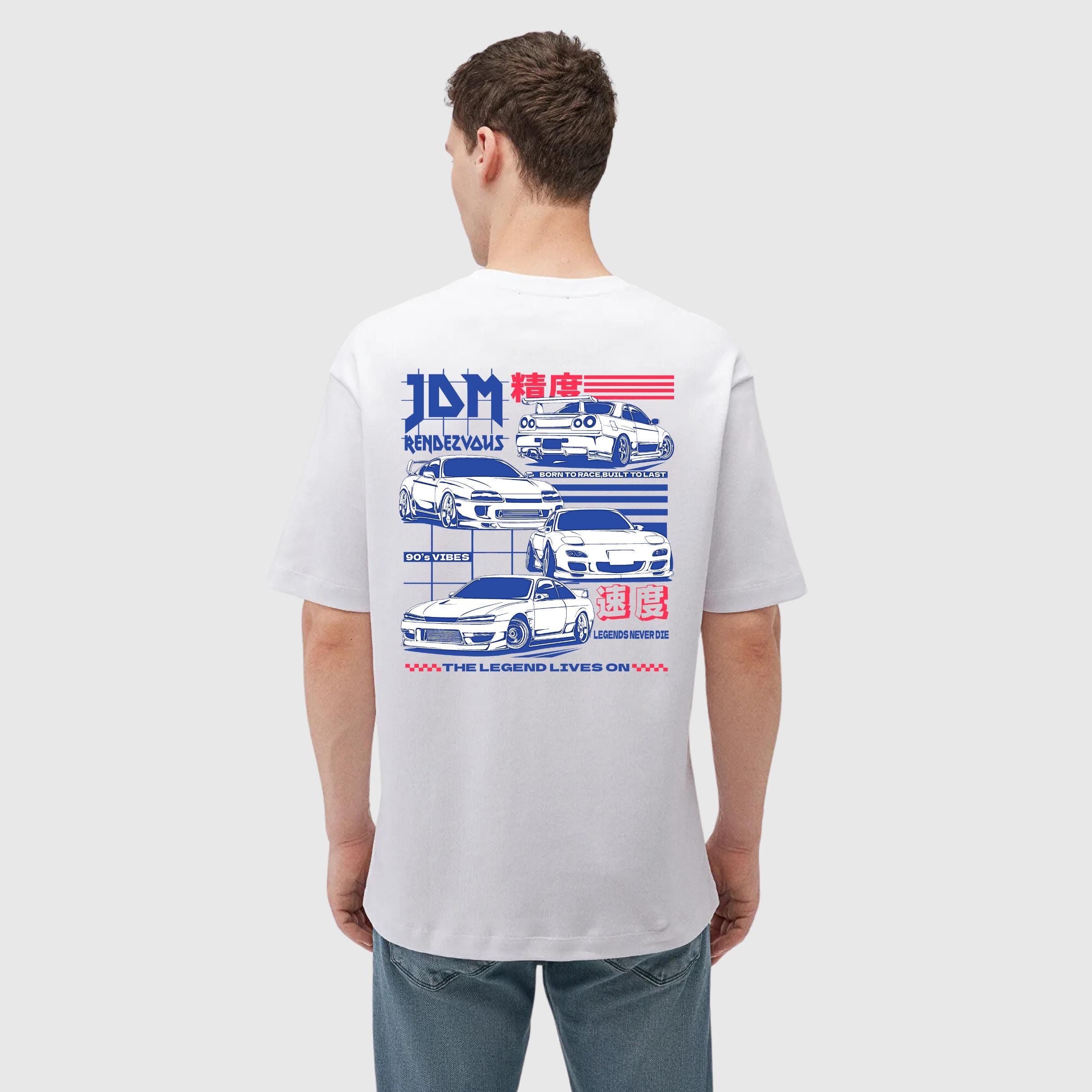 JDM Legends T-shirt - 90's Vibes, Japanese Car Culture
