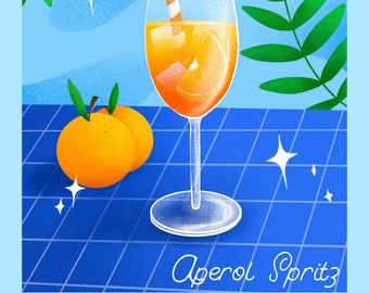 Aperol Spritz Digital Image