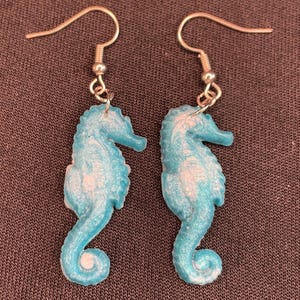 Sea Creature Earrings | Seahorse Earrings | Seashell Earrings | Starfish Earrings | Handmade Polymer Earrings | Polymer Earrings