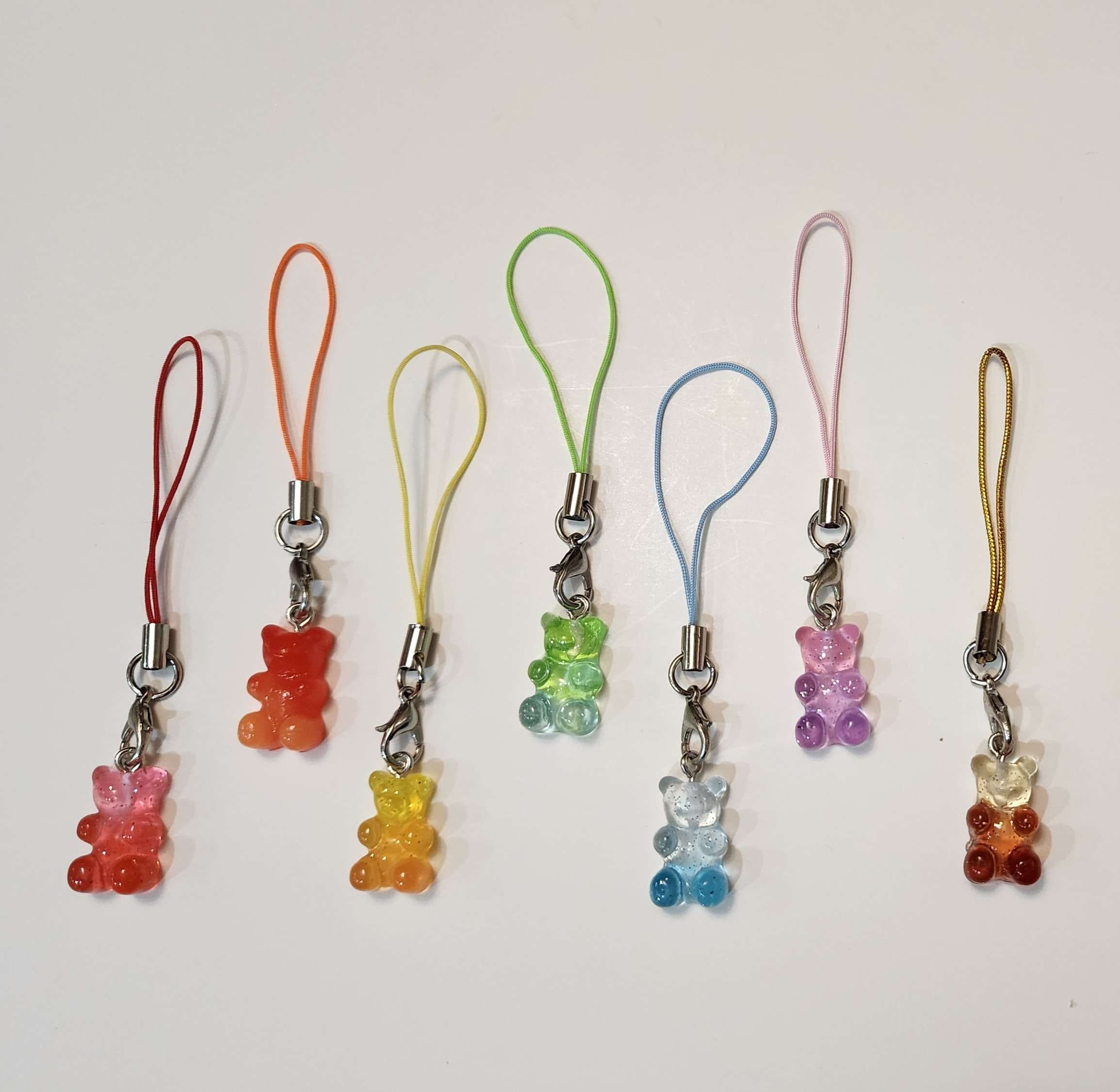 Cosmic Gummy Bear Phone Charms, Phone Straps, Keychains - Handmade –  DooroStudio