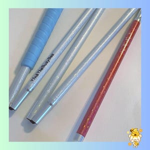 Custom Generic &quot;Twinkle&quot; Mobility Cane – Subtle Theme White Cane For The Blind