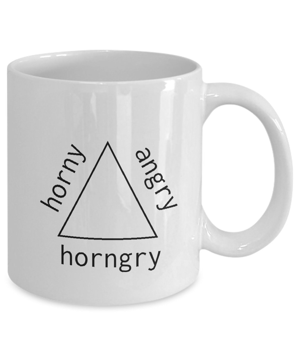 Horny, Angry, Horngry, Funny Mug, Funny Gift - Etsy