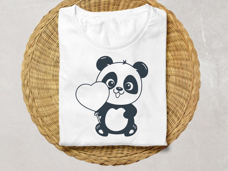 Panda Bear SVG Bear Cut File Cute Panda SVG Baby Shower Panda SVG Panda ...