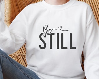 Estar quieto Svg, Estar quieto y saber Svg, Christian Svg para camisas, Escritura Svg, Versículo de la Biblia Svg, Salmo 46 10 Svg, Fe Svg, Estar quieto Archivo Png