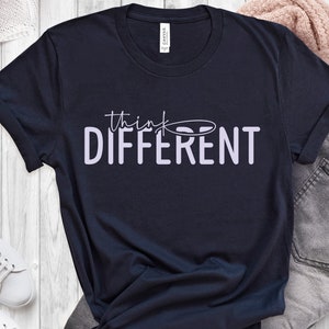 Think Different Svg Png, Mindfulness Svg, Positive Svg, Manifesting Svg, Inspirational Svg, cricut silhouette svg