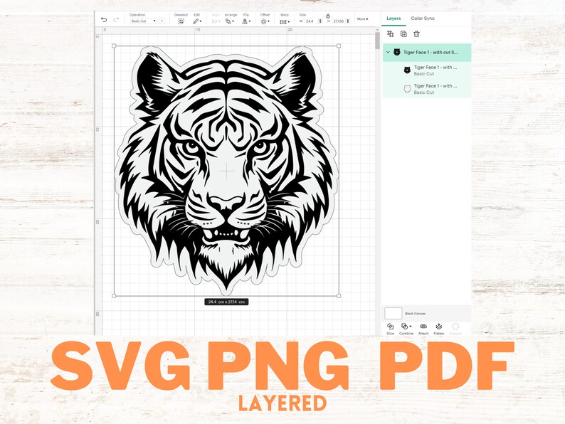 Tiger Head Silhouette Tiger Face SVG Pdf Png Tiger Clipart Tiger Logo ...