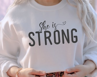 She Is Strong Svg, Religious Svg, Proverbs 31:25, Christian Svg, Bible Quote Svg, Scripture Svg, Bible Verse Svg,Files for Cricut Silhouette