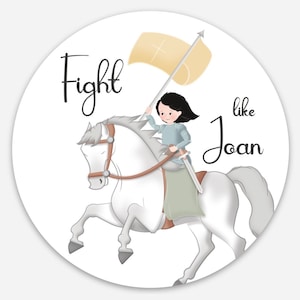 Saint Joan of Arc Catholic Sticker