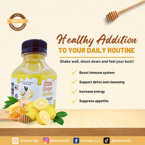 Ginger lemon and honey water sale