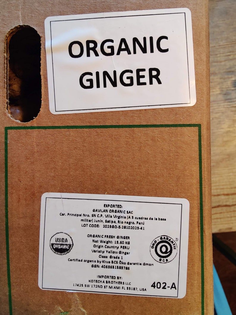 Organic Ginger Root USDA Organic image 2