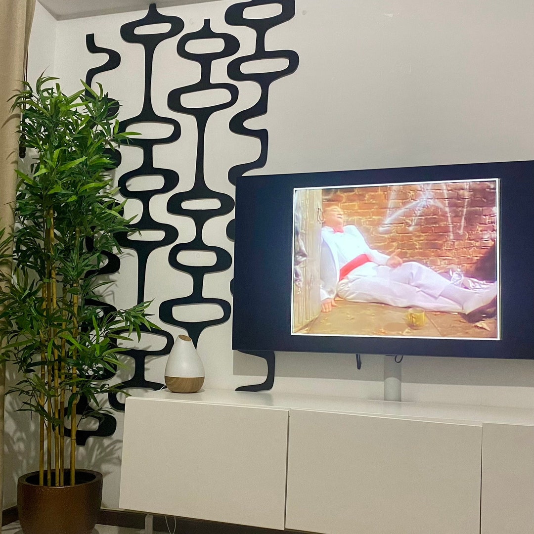 Mid Century Modern Panels Retro Wall Art 3D Wall Panels 70s Vintage