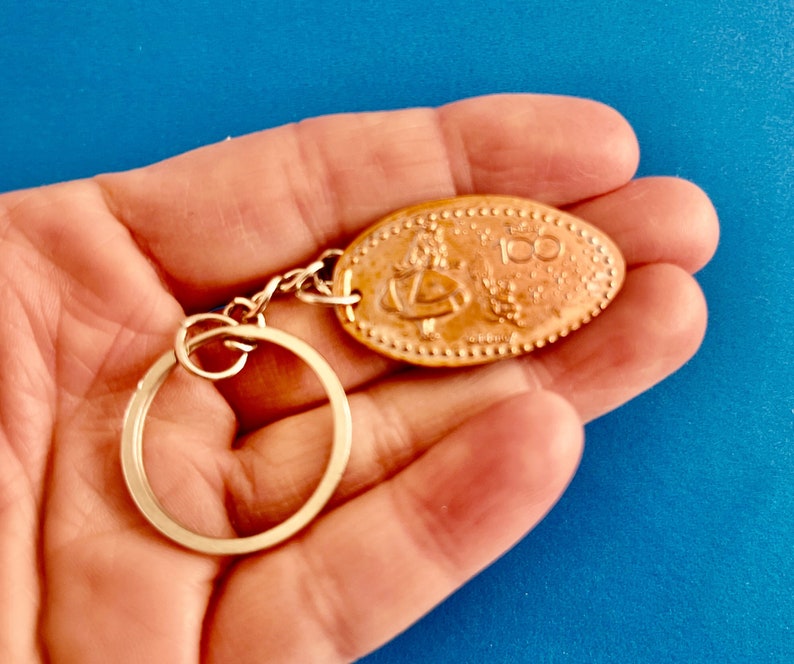 ALICE in WONDERLAND Custom Souvenir Pressed Penny Keychain Etsy