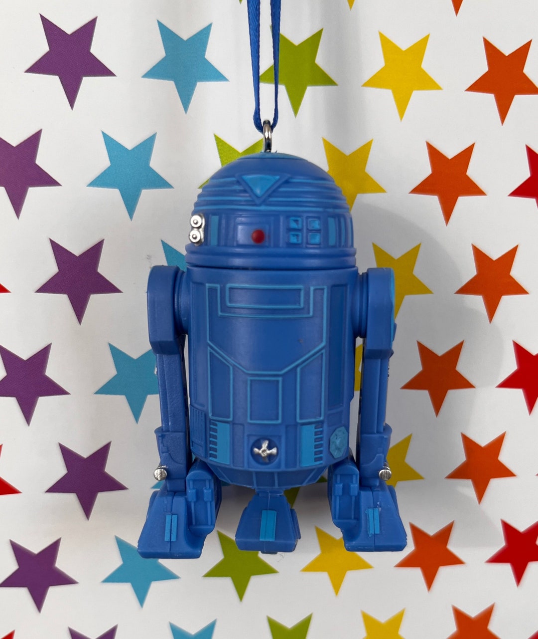 Rainbow BLUE Droid Toy Custom Christmas Ornament - Etsy