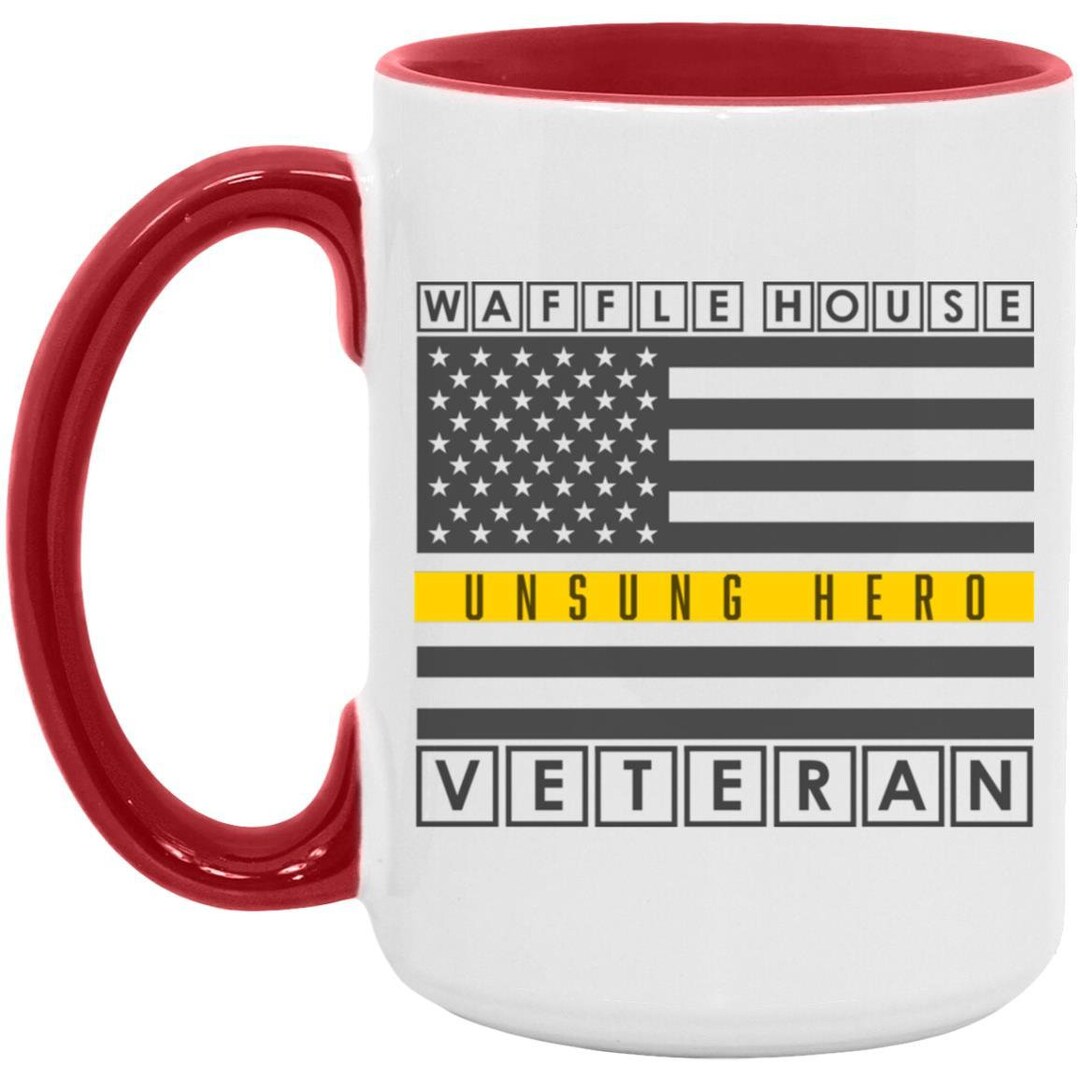 Unsung Hero of the WAFFLE HOUSE Yellow Line Veterans Flag Etsy