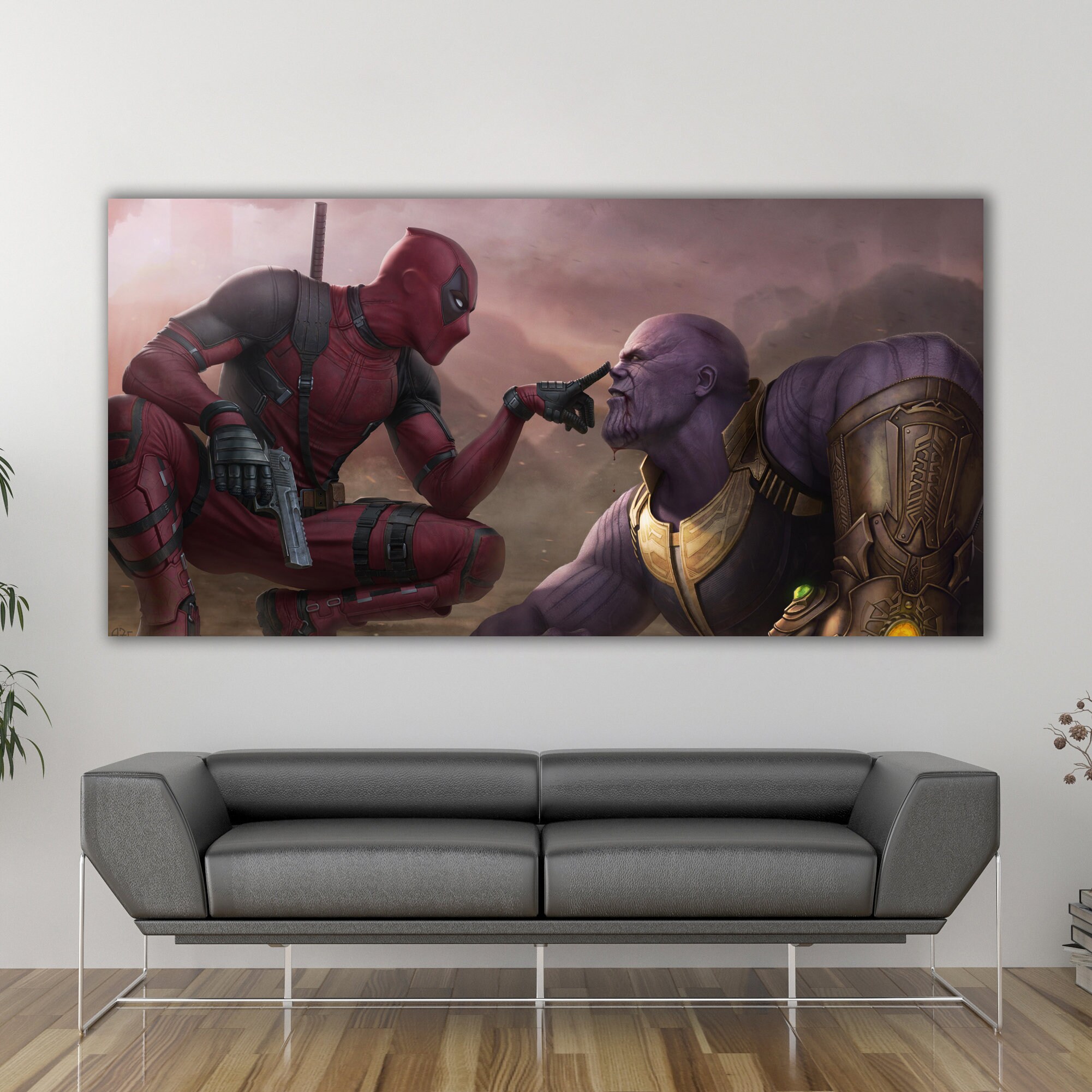 Deadpool 'chimichangas' A3 Art Print Signed Movie 